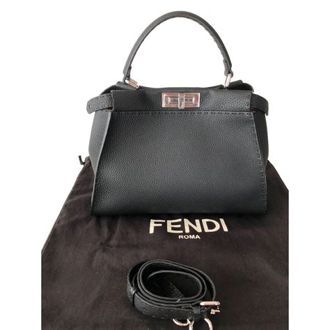 fendi buckle bag sonderausgabe|Fendi black handbags.